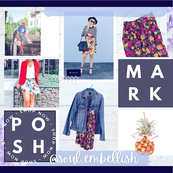 Love Bright✿Floral Print Comfy HighRise, Long Flowy Bermuda Shorts w/Pockets| HP - Picture 5 of 16